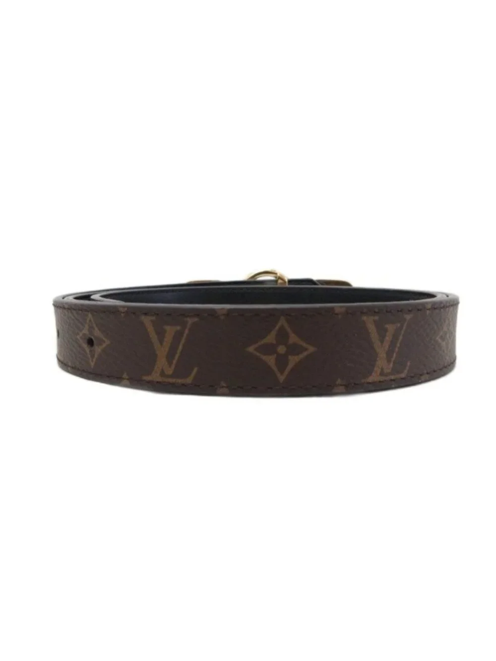 Louis Vuitton Belt LV Circle Prime 20 Reversible Monogram Logo Gold All Over